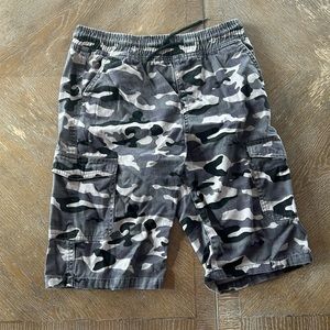 Boy’s Camo shorts.